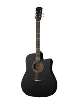 Fante FT-221-BK Акустическая гитара 41", с вырезом, черная 10249 - фото 4980