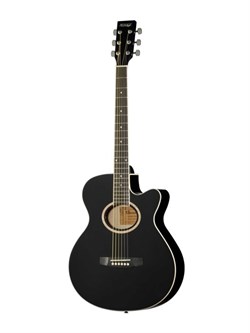 Homage LF-401C-B черная акустическая гитара 10257 - фото 4992