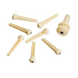 A021IVY/2PVC Колышек для крепления струн на акустической гитаре (шпулька, кнопка, пин) 10010 - фото 5460
