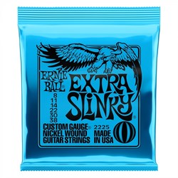 ERNIE BALL 2225 Nickel Wound Slinky Extra 8-38 - Струны для электрогитары 10330 - фото 6057