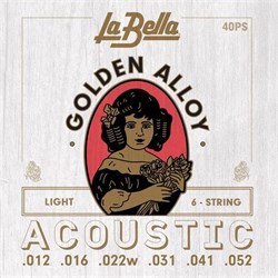 La Bella 40PS - Комплект струн для акустической гитары 12-52 10143 - фото 6128