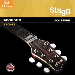 Stagg AC-12ST-BR - струны для двенадцатиструнной акустической гитары 10147 - фото 6132