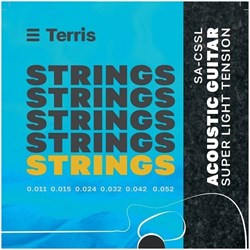 Terris SA-CSSL  - cтруны для акустической гитары, 11-52 10148 - фото 6133