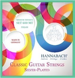 Hannabach 600MT Silver-Plated Green струны для классической гитары 10164 - фото 6143