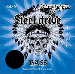 Мозеръ BSD-M Steel Drive Комплект струн для бас-гитары, сталь, 45-105 10368 - фото 6262