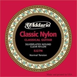 D`Addario EJ27N Student Normal струны для классической гитары 10158 - фото 6267