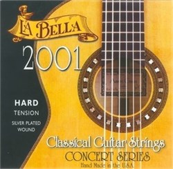 La Bella 2001H Hard Tension струны для классической гитары 10166 - фото 6268