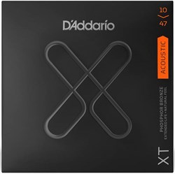 D'Addario XTAPB1047 XT Комплект струн для акустической гитары, фосф.бронза, 10-47, с покрытием 10450 - фото 6496