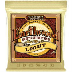 ERNIE BALL 2004 Earthwood 80/20 Bronze Light 11-52 - Струны для акустической гитары 10466 - фото 6541