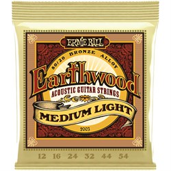 ERNIE BALL 2003 Earthwood 80/20 Bronze Medium Light 12-54 - Струны для акустической гитары 10467 - фото 6543