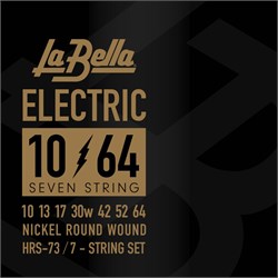 La Bella HRS-73 HRS Комплект струн для 7-струнной электрогитары, никелированные, 10-64 10511 - фото 6856