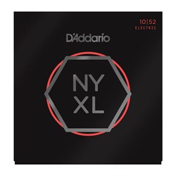 NYXL1052 NYXL Комплект струн для электрогитары, никелированные, Light Top / Heavy Bottom, 10-52, D'Addario NYXL1052