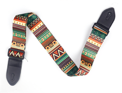 Ремень для гитары, полиэфир, "Орнамент" GB01