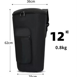 Чехол для джембе 12", утепленный, черный JB01