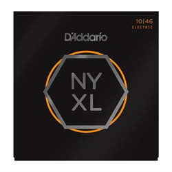 NYXL1046 NYXL Комплект струн для электрогитары, никелированные, Regular Light, 10-46, D'Addario NYXL1046