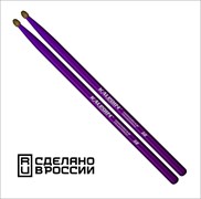 Kaledin Drumsticks 7KLHBVL5B Violet 5B Барабанные палочки, граб, флуоресцентные фиолетовые 10400