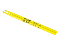 Kaledin Drumsticks 7KLHBYL5A Yellow 5A Барабанные палочки, граб, флуоресцентные желтые 10398