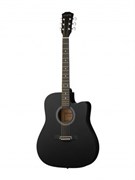 Fante FT-221-BK Акустическая гитара 41", с вырезом, черная 10249