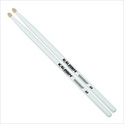 Kaledin Drumsticks 7KLHBW5B - Барабанные палочки, граб, деревянный наконечник, белые 10032