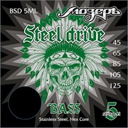 Мозеръ BSD-5ML Steel Drive Комплект струн для 5-струнной бас-гитары, сталь, 45-125 10385