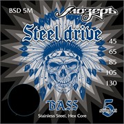 Мозеръ BSD-5M Steel Drive Комплект струн для 5-струнной бас-гитары, сталь 10386