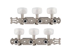 AOD-018C(W) Комплект колковой механики для классической гитары, 35мм, с втулками, Alice AOD-018C(W)