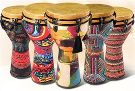 Джембе, африканский барабан, 10 дюймов, на болтах, в ассортименте J10B