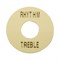 Hosco LP-SW-I Накладка под переключатель Treble/Rhythm, кремовая 10453 - фото 6508