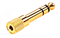 Переходник Jack 3.5 mm гнездо на Jack 6.3 mm штекер (стерео) 1911