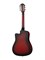 FT-D38-RDS Акустическая гитара, с вырезом, красный санберст, Fante FT-D38-RDS